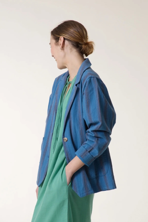 CHAQUETA AZUL LEON & HARPER
